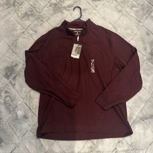 NWT| Geoffrey Beene Quarter Zip Sweater